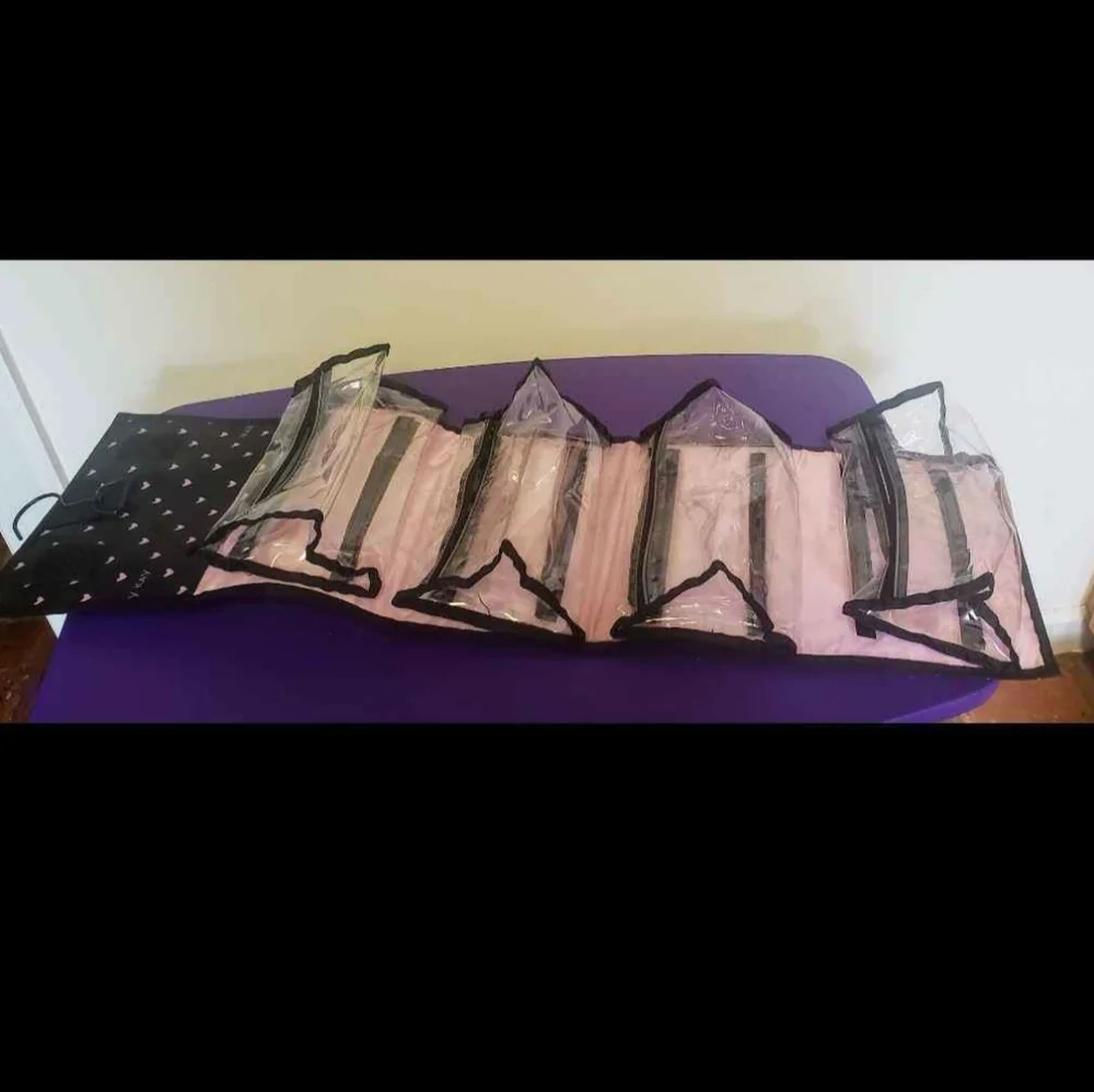 Mary Kay Black and Pink Heart Makeup Organizer